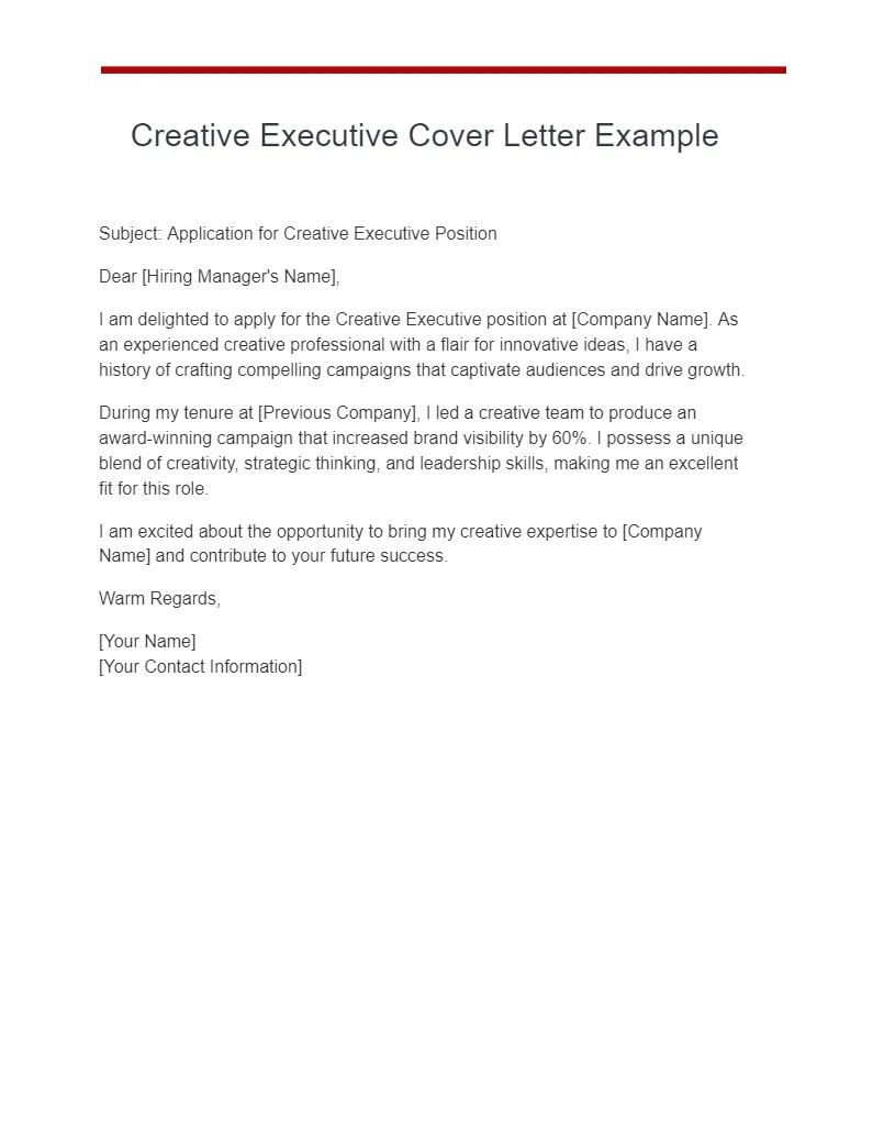 41708 executive cover letter header