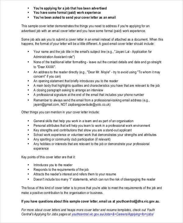 41709 email resume cover letter subject line