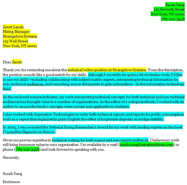 41711 resume cover letter