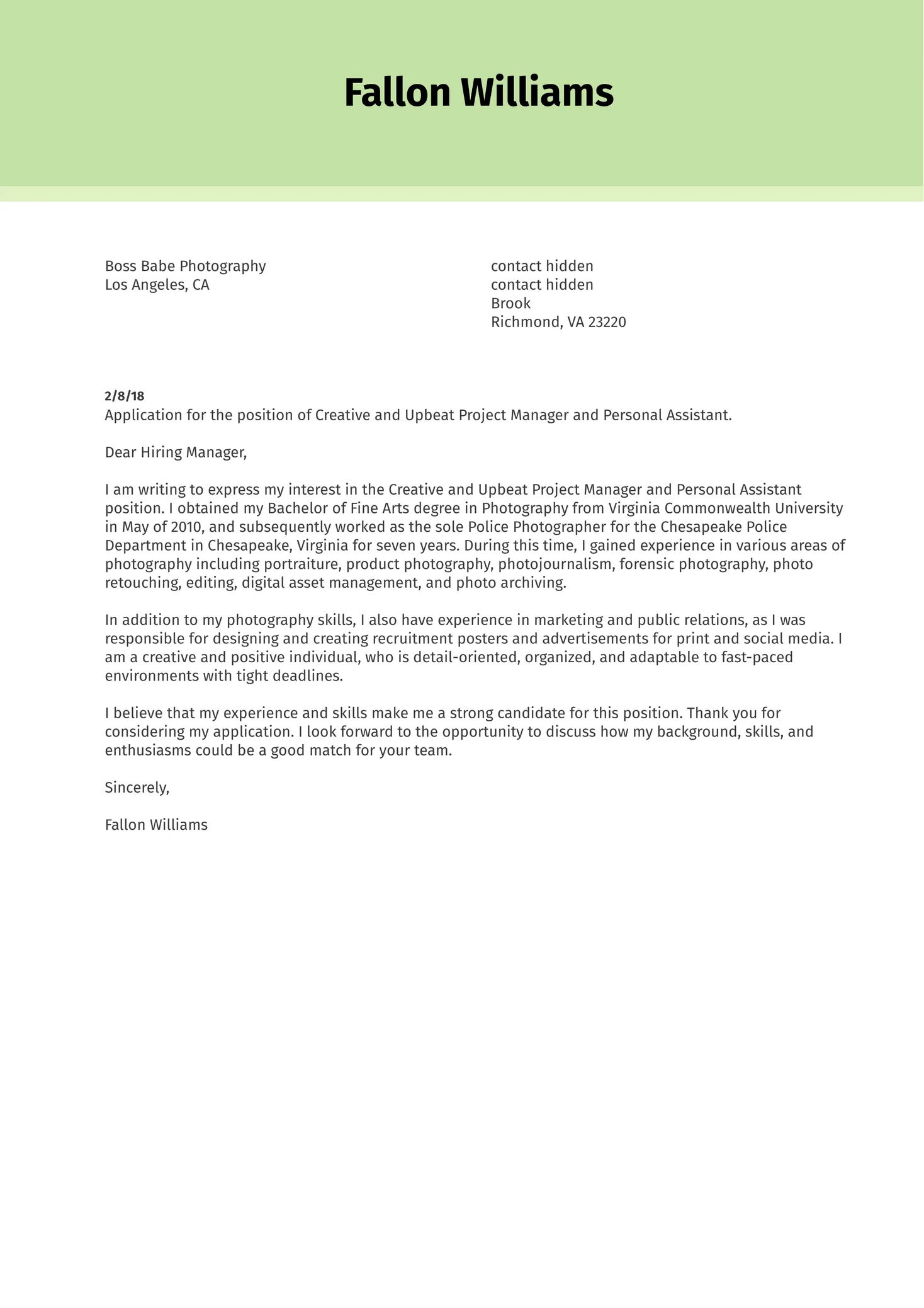 41715 address hiring manager cover letter