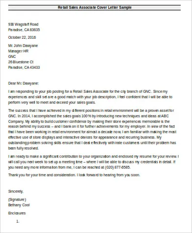 41723 cover letter formatting
