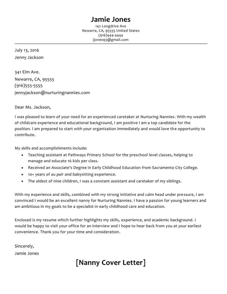 41726 tailoring cover letter