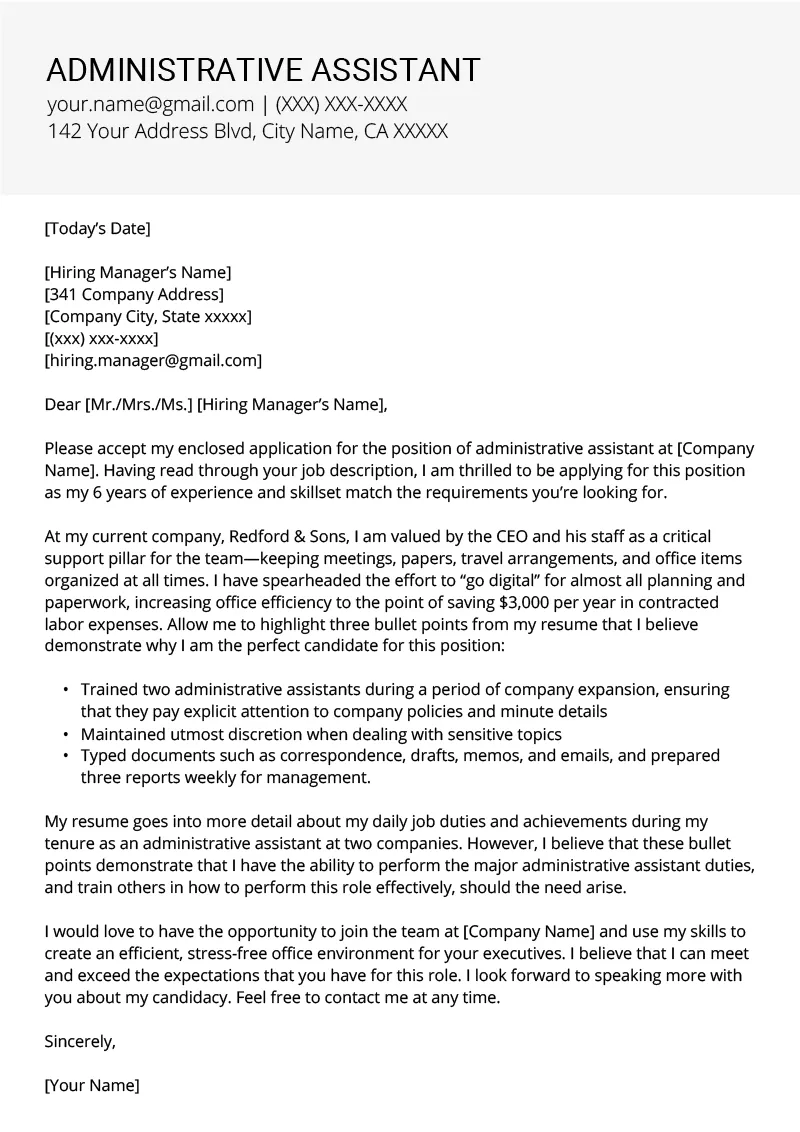41730 cover letter tailoring