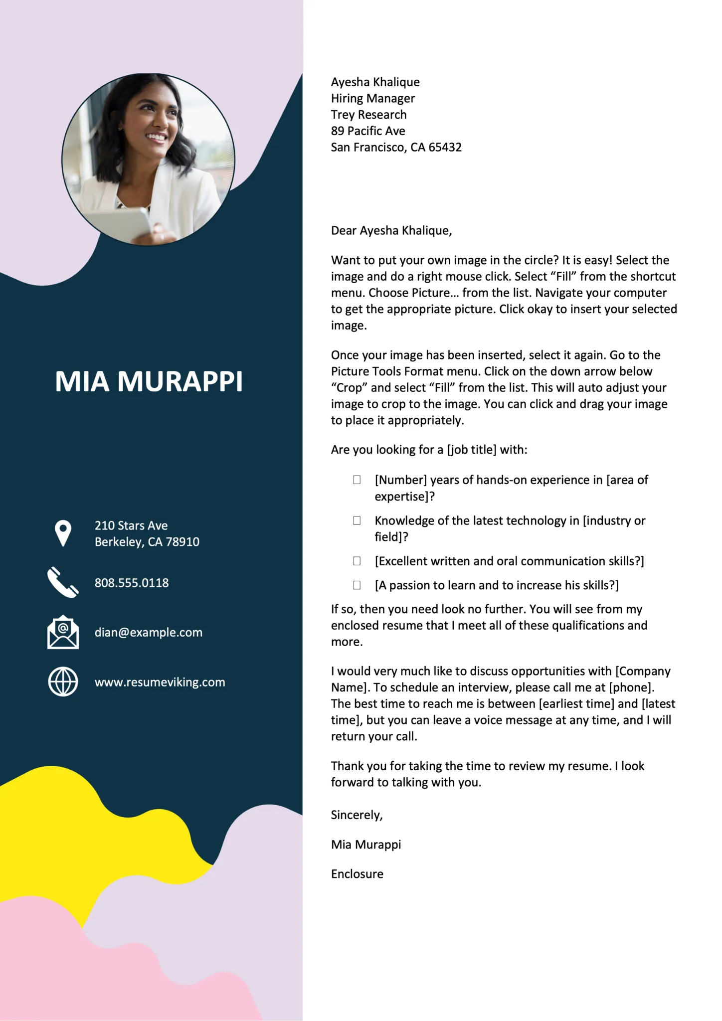 41732 cover letter proofreading