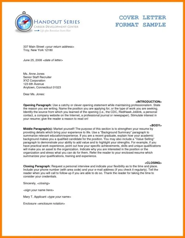 41734 enclosure in cover letter