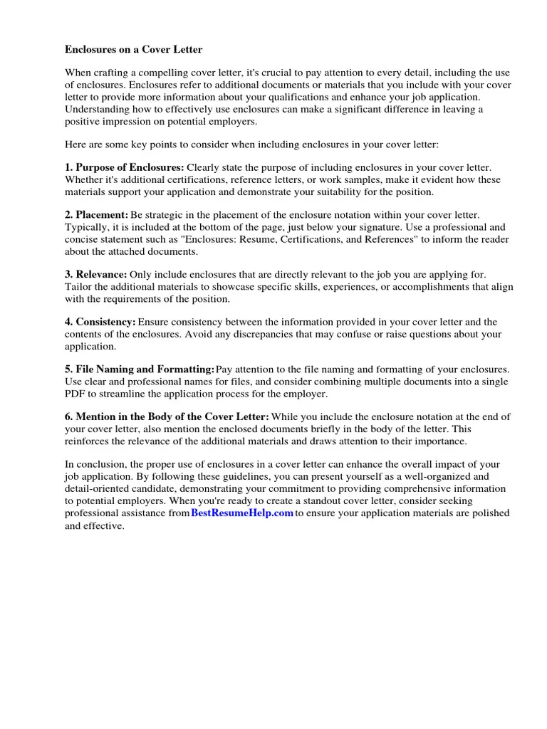 41734 formatting cover letter