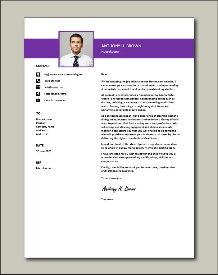 41740 housekeeping cover letter image5