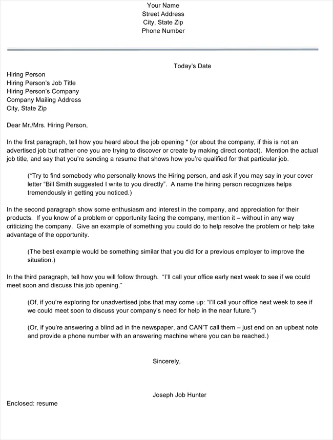 41745 cover letter tips