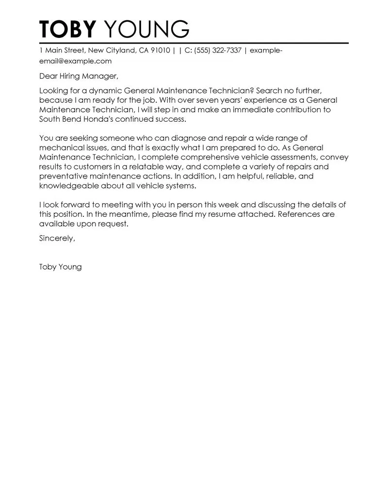 41749 cover letter purpose
