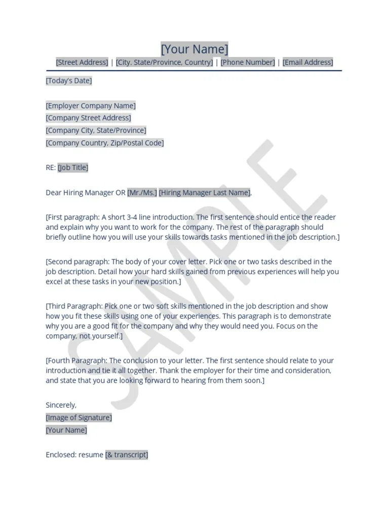 41749 cover letter writing