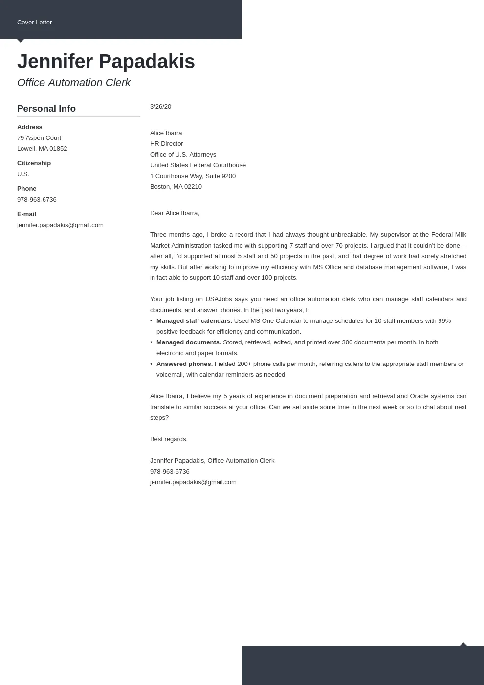 41768 cover letter header