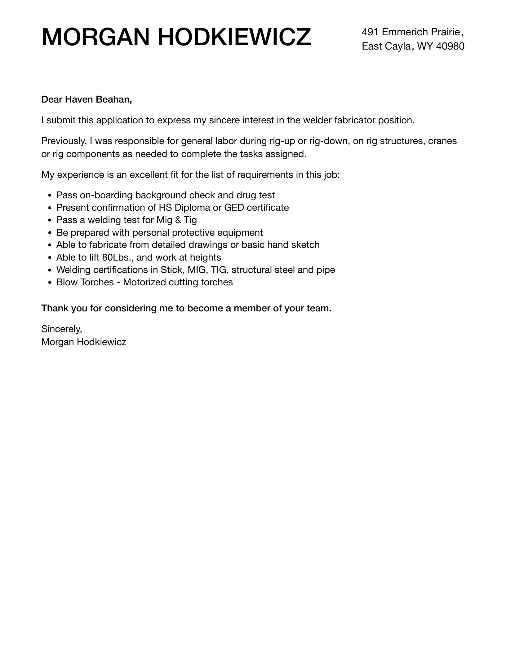 41774 welder closing