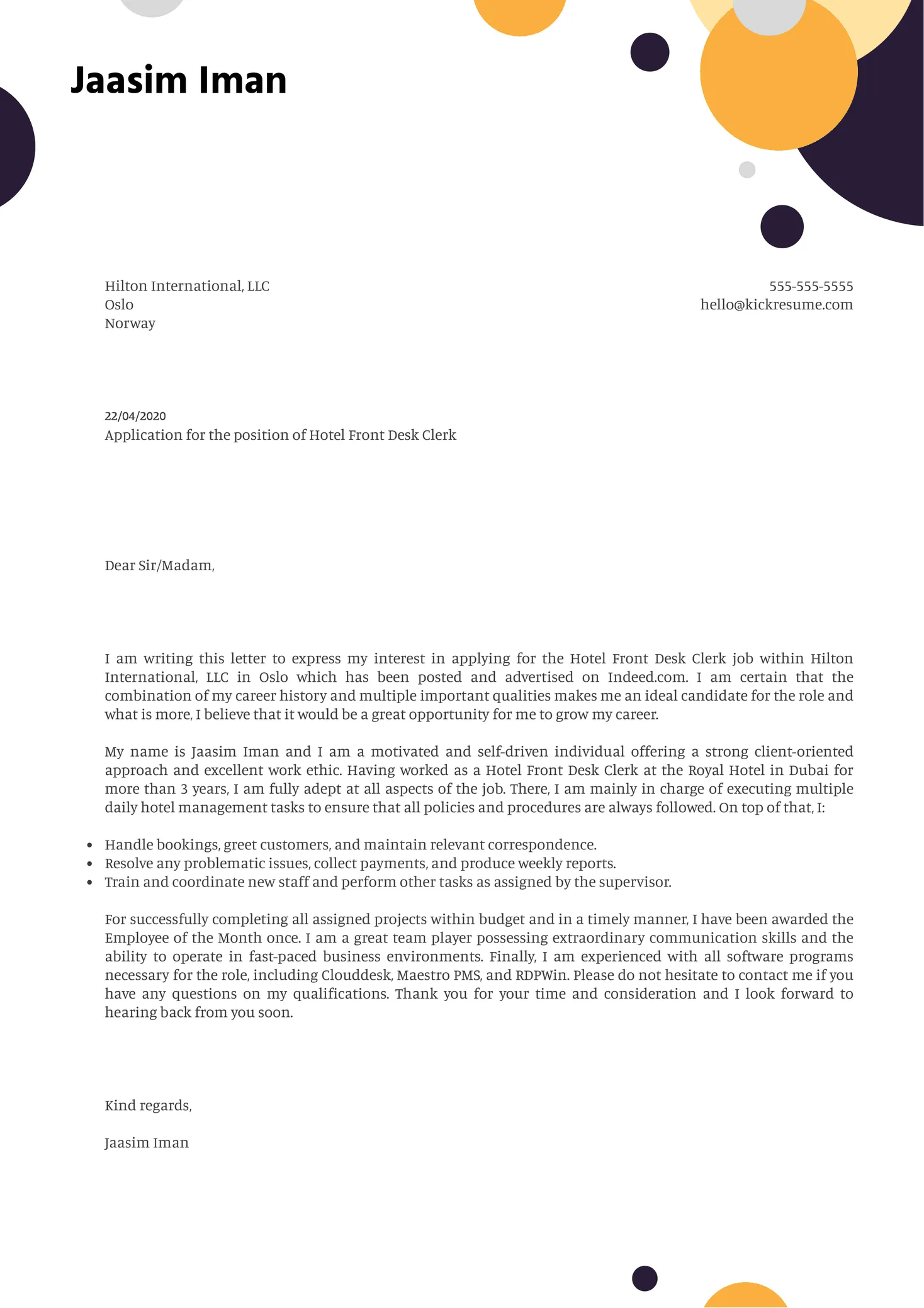 41792 cover letter templates indeed 5