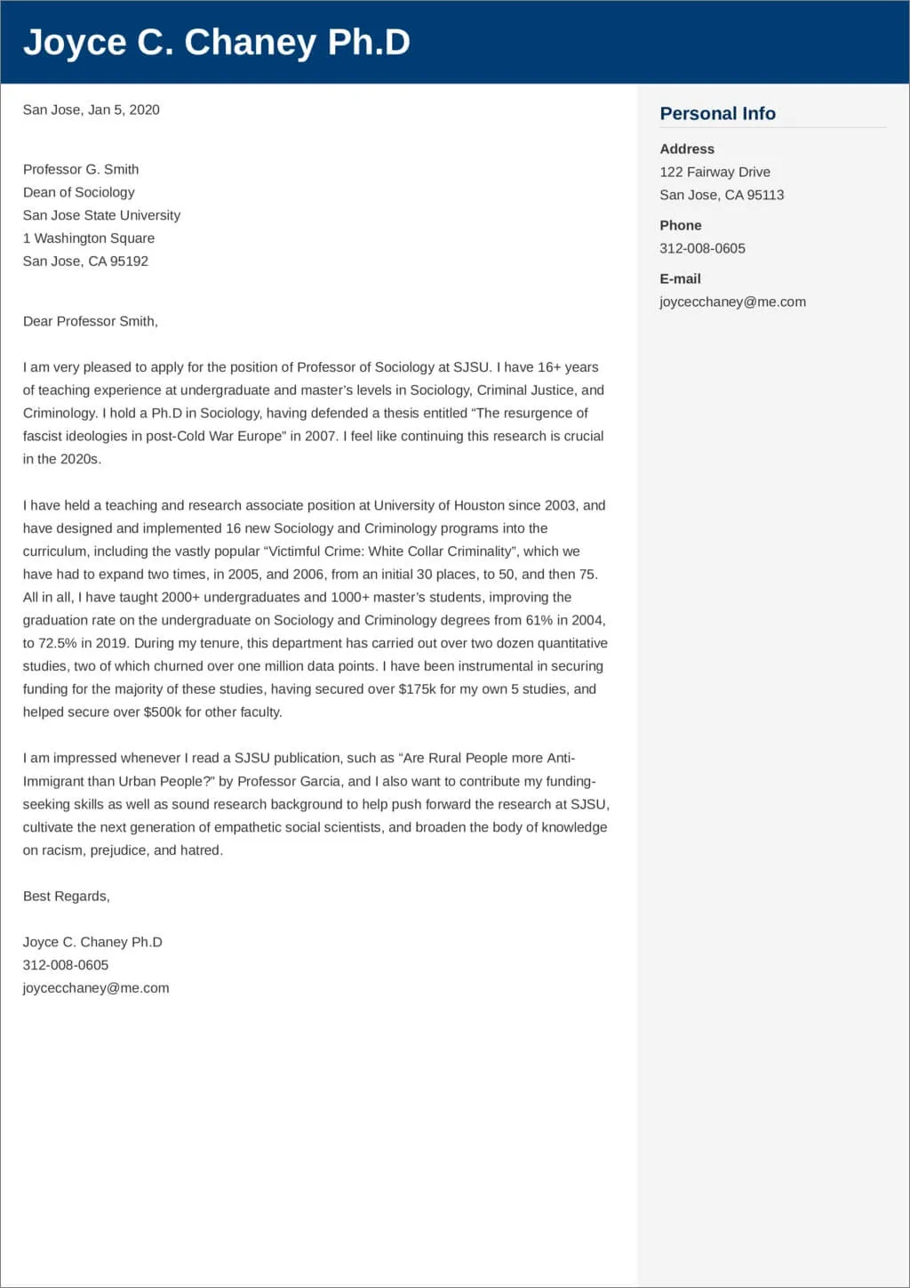 41793 research experience cover letter