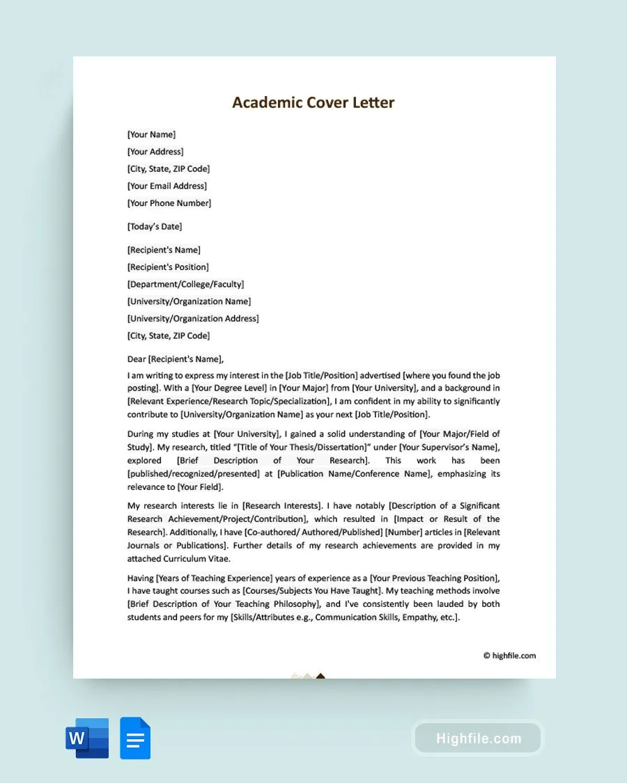 41793 teaching experience cover letter