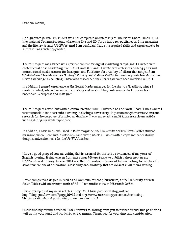 41803 media cover letter writing