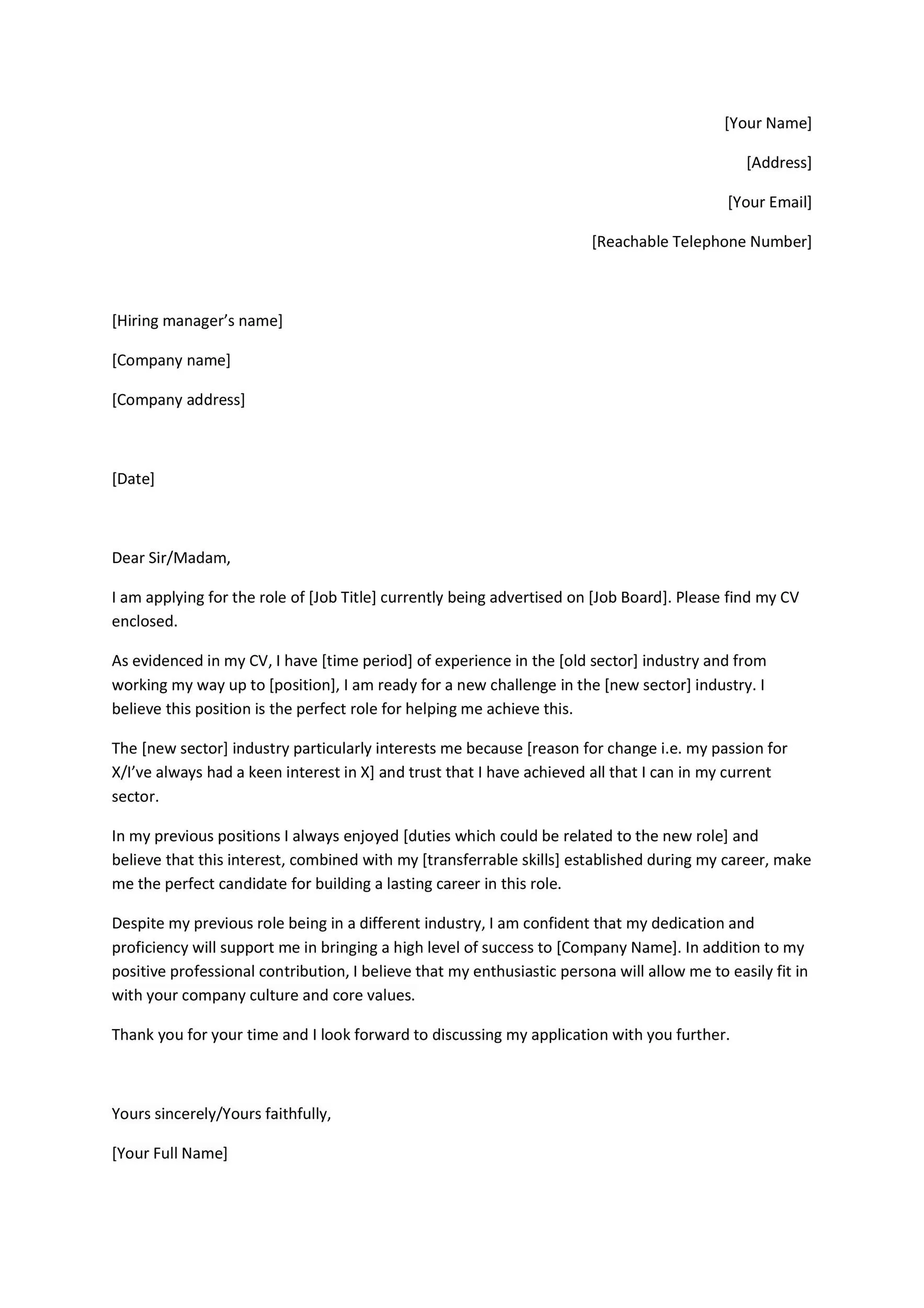 41816 cover letter elements