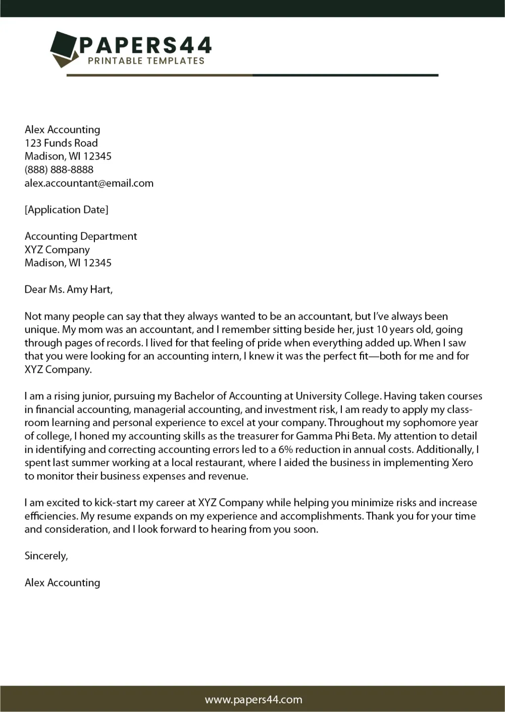 41819 enthusiasm cover letter