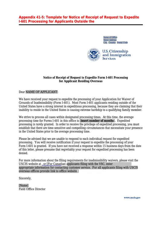 41820 uscis application submission