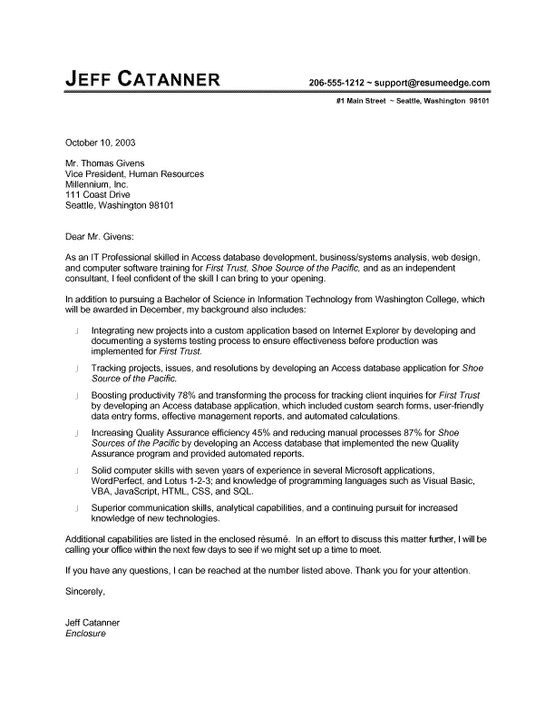 41822 it cover letter importance