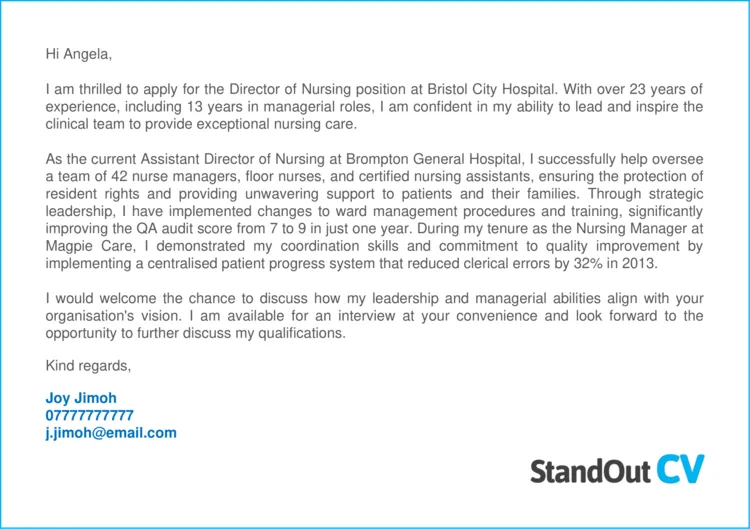41824 nursing cover letter experienced