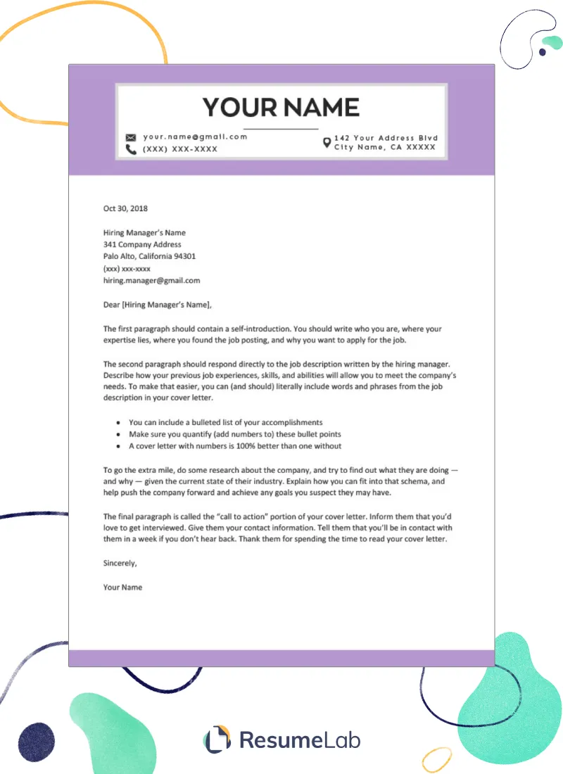 41826 cover letter template word doc free 3