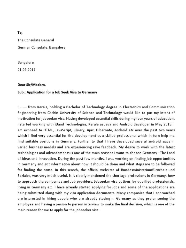 41833 cover letter formatting