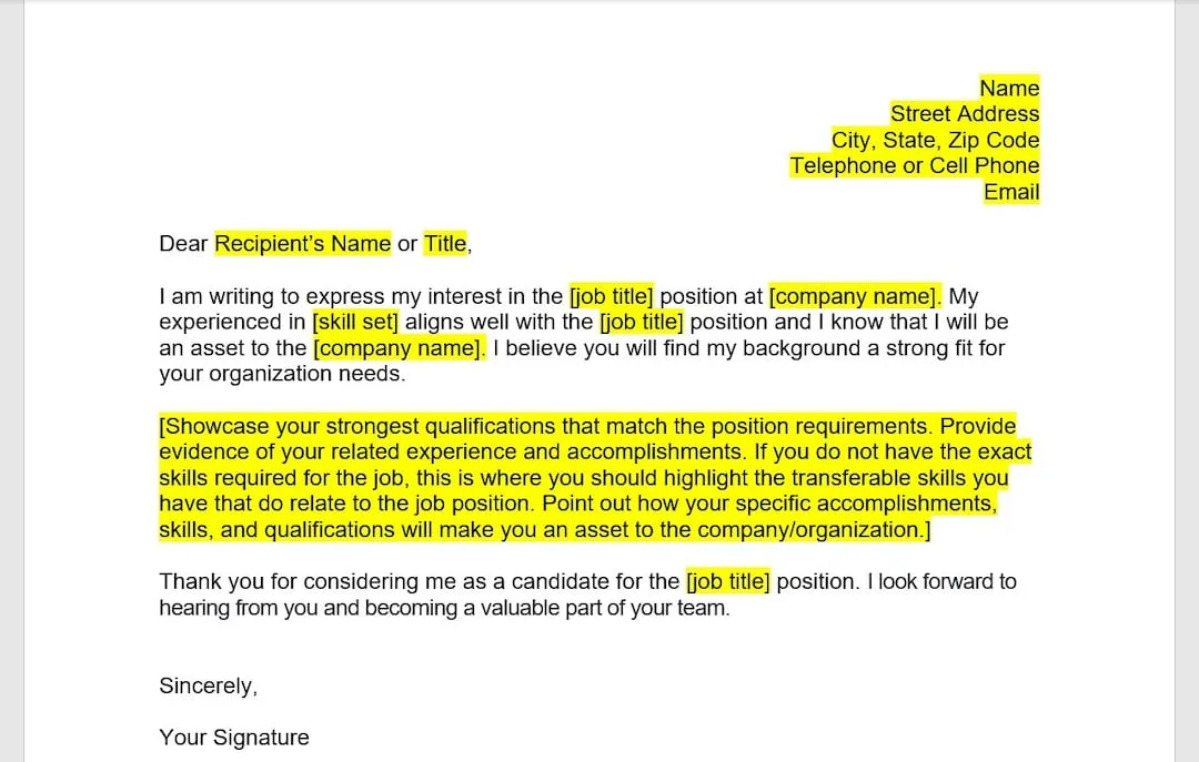 41837 cover letter proofreading