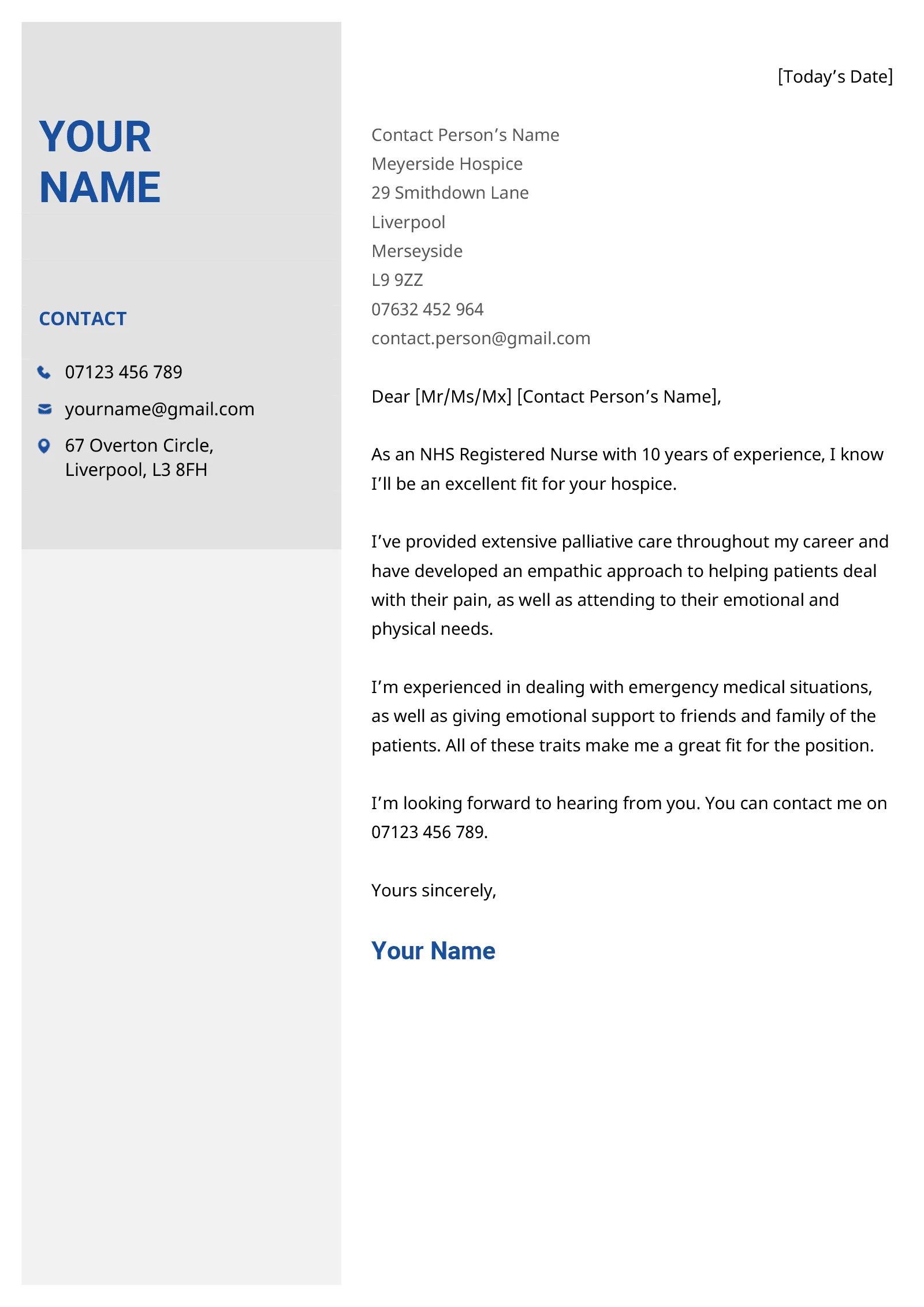 41837 cover letter structure