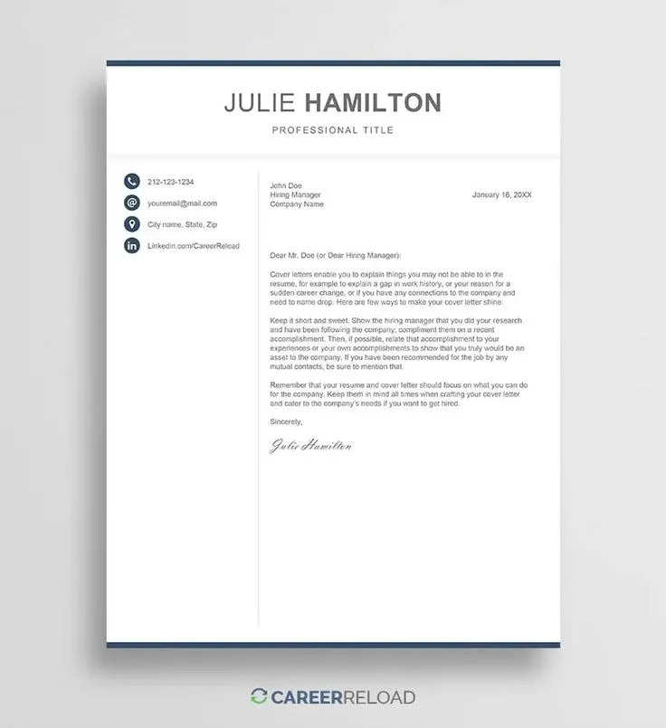 41842 cover letter template word