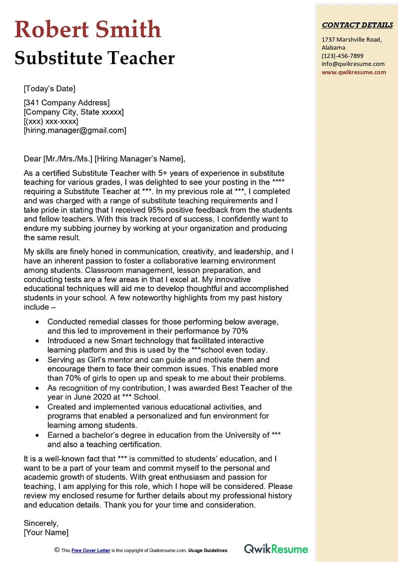 41843 cover letter body
