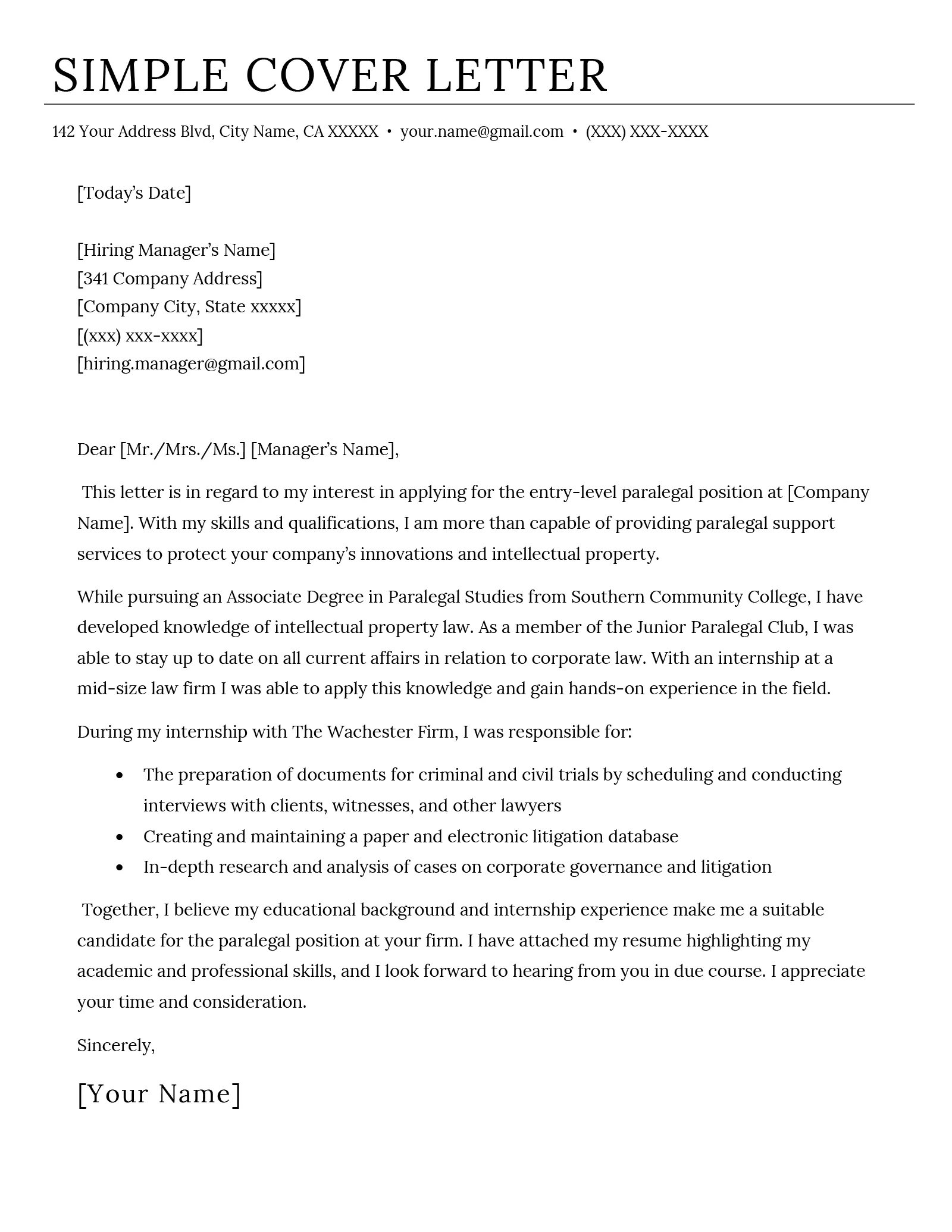 41843 cover letter salutation