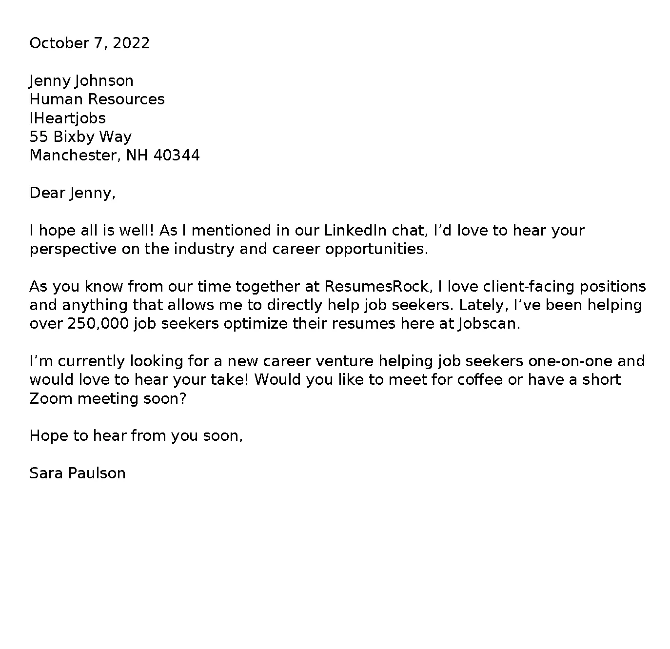 41844 it cover letter formatting