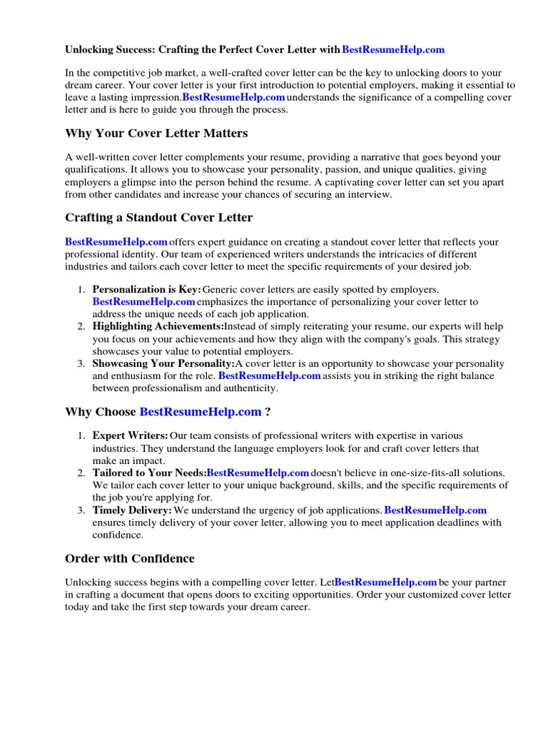 41847 cover letter writing