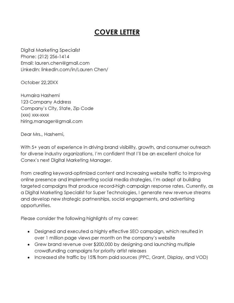 41850 cover letter mistakes