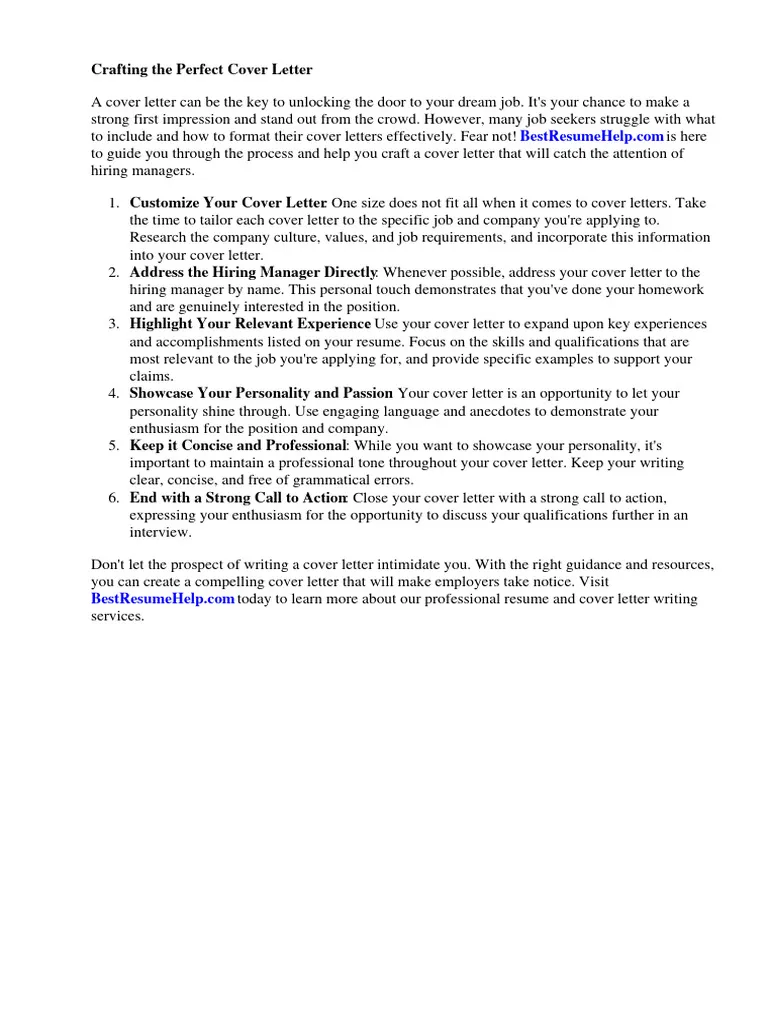 41850 cover letter writing