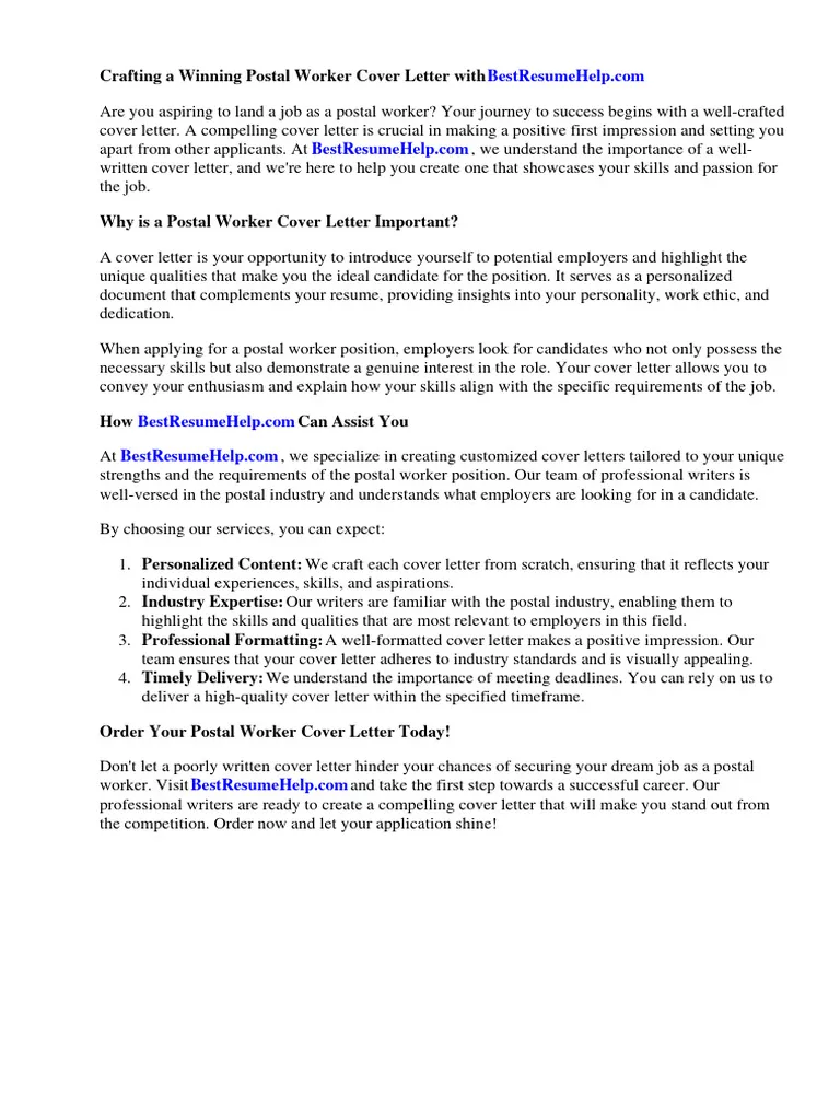 41852 usps cover letter