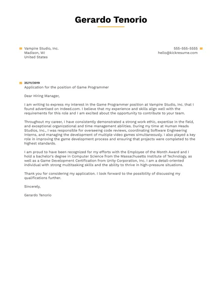 41853 tailoring cover letter