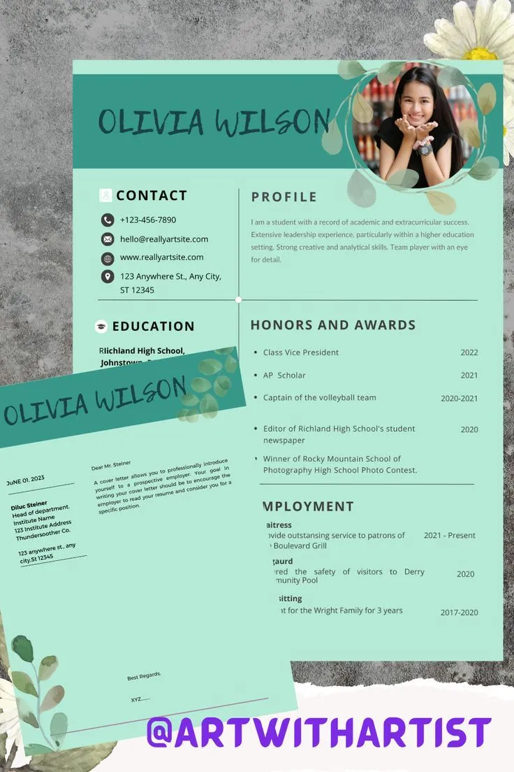 41856 sorority cover letter header