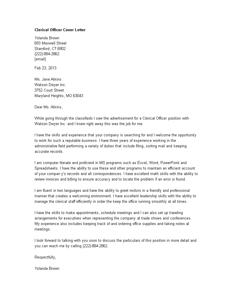 41859 cover letter closing