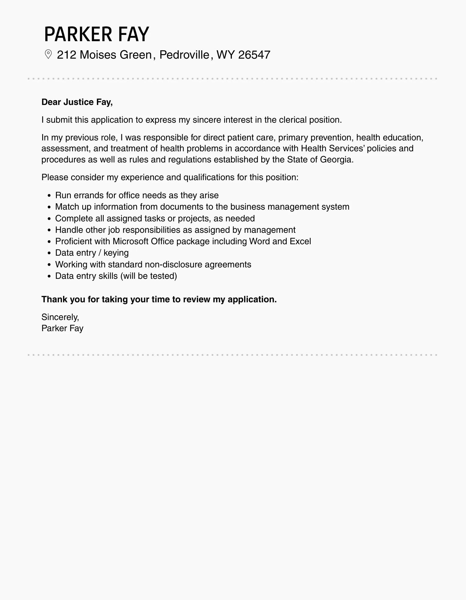 41859 cover letter sample entry