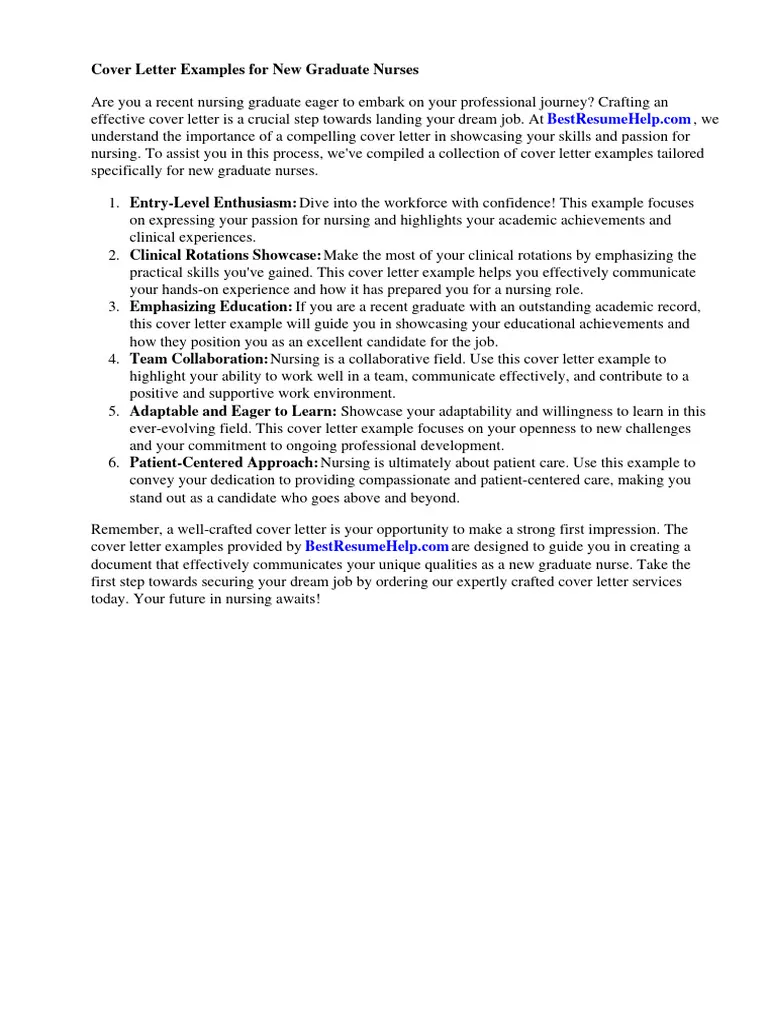 41866 nursing graduate cover letter 1