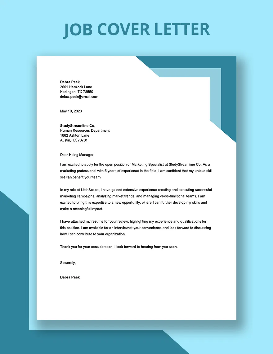 41871 cover letter example