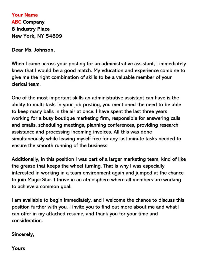 41875 cover letter example entry