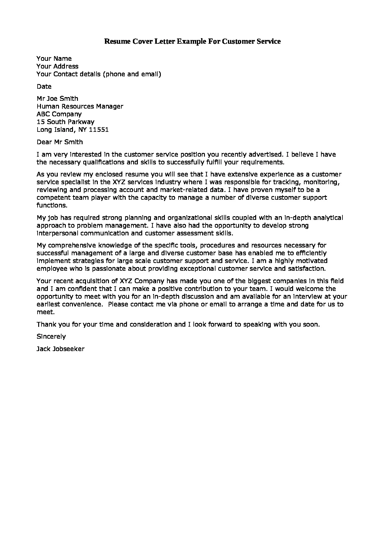 41878 cover letter formatting
