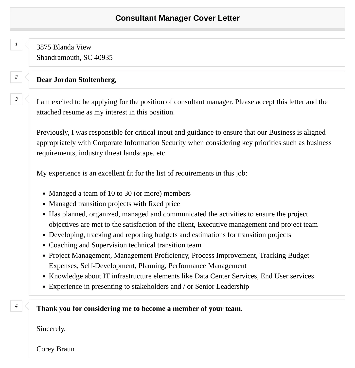 41881 tailoring cover letter