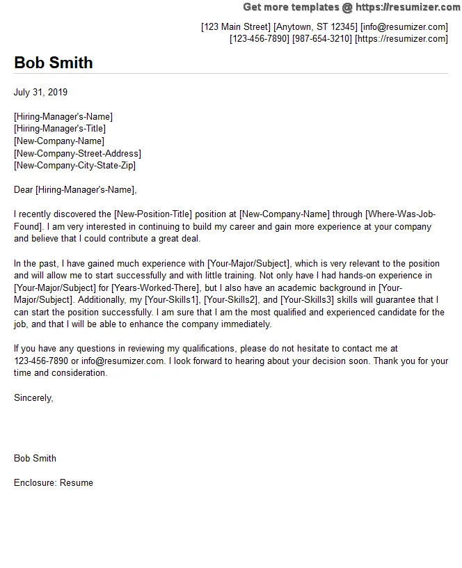 41884 cover letter introduction