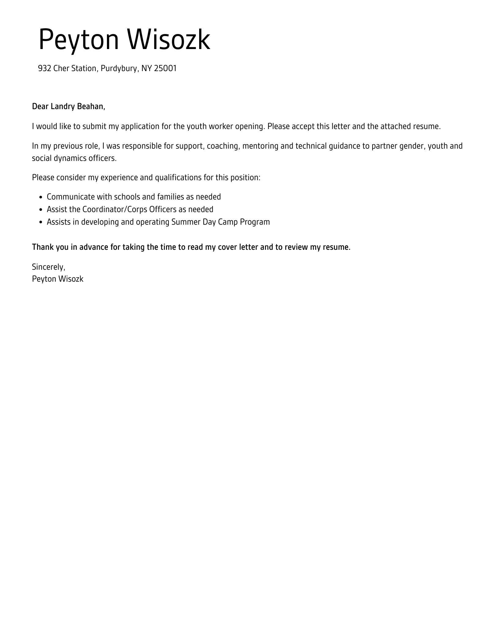 41893 youth work follow up