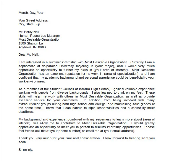 41897 cover letter marketing internship