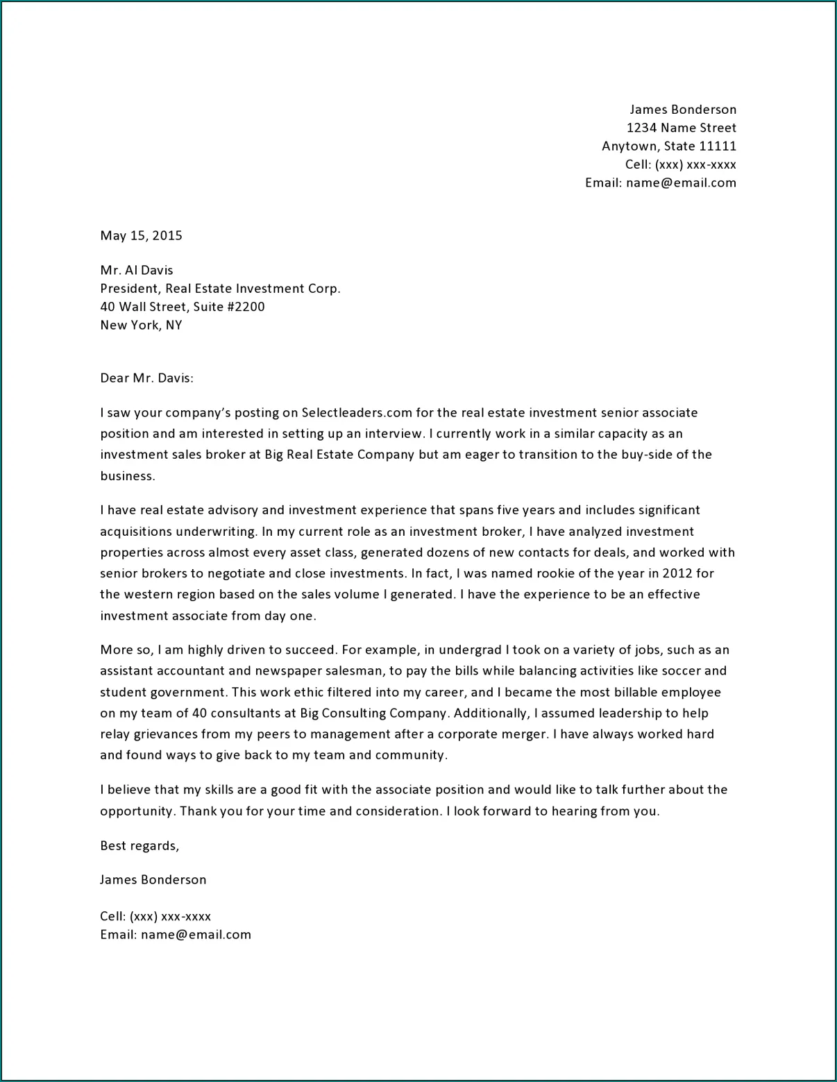 41907 cover letter cv sample image4